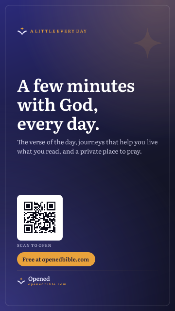 A few minutes with God, every day. (Story image)